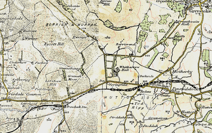 Old map of Troutbeck in 1901-1904