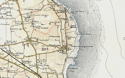 Old map of Whitburn in 1901-1904