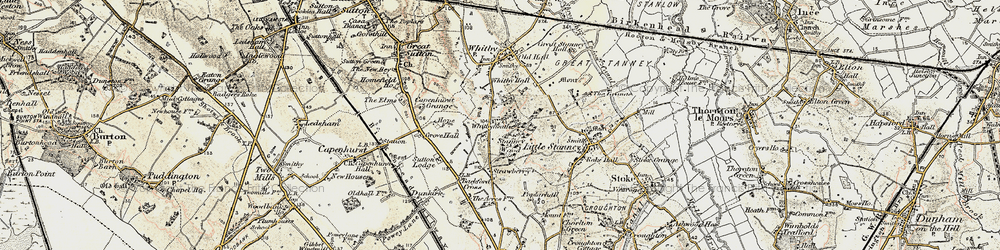 Old map of Whitbyheath in 1902-1903