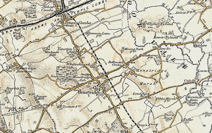 Old map of Whitchurch in 1897-1909