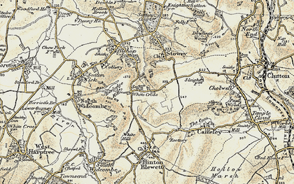 Old map of Burledge Hill in 1899