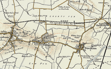 Old map of White Cross Hill in 1901