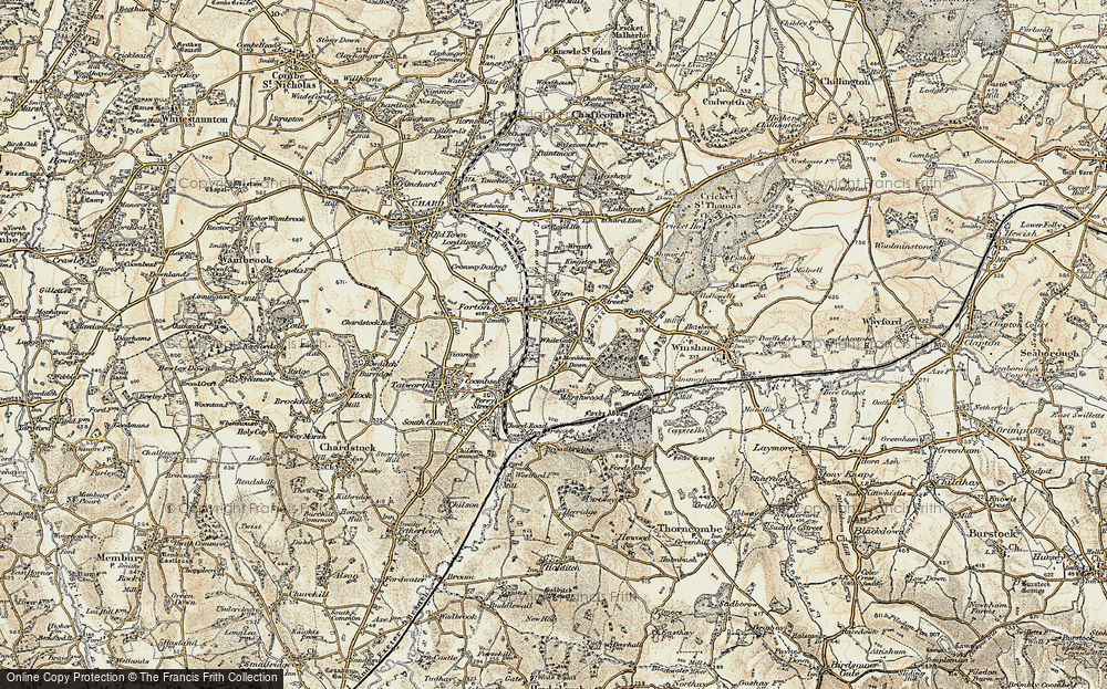 Old Map of White Gate, 1898-1899 in 1898-1899