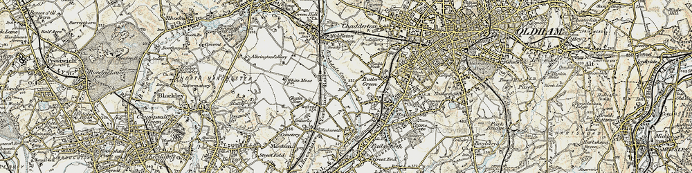 Old map of White Gate in 1903