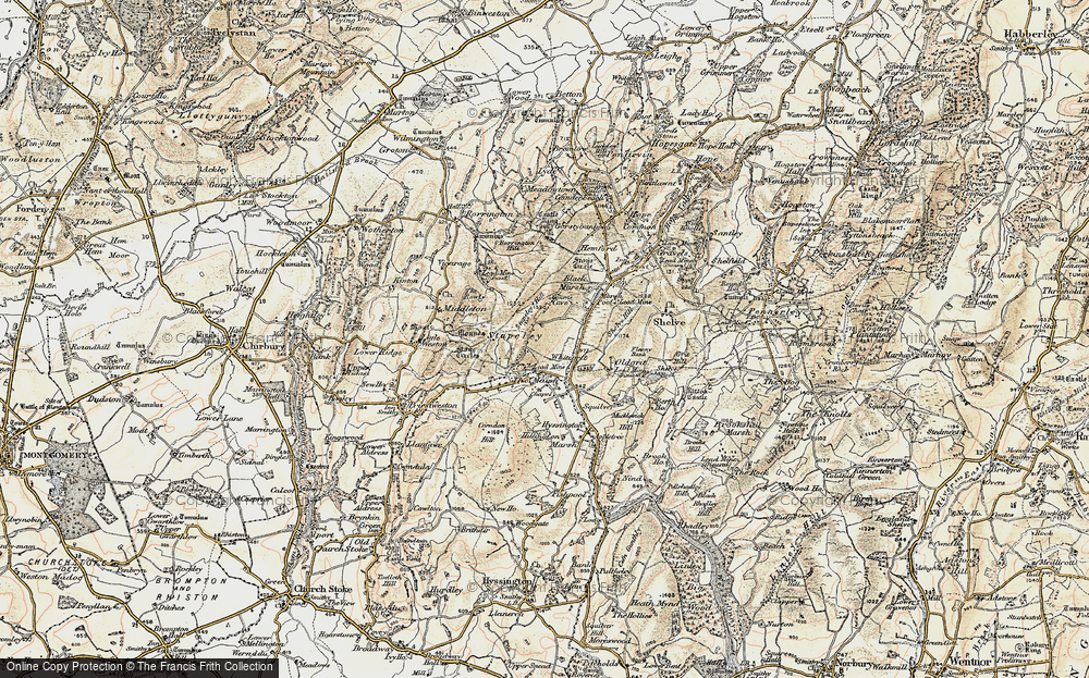 Old Map of White Grit, 1902-1903 in 1902-1903