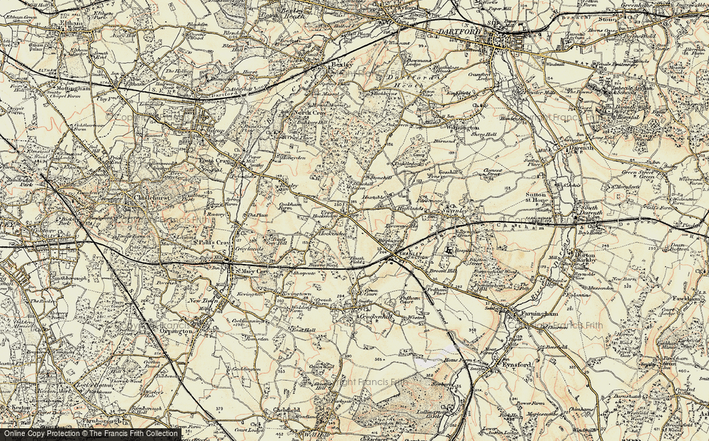 Old Map of White Oak, 1898 in 1898