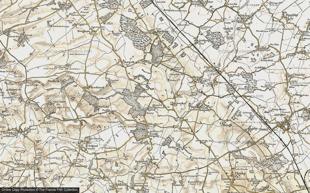 Old Map of White Pit, 1902-1903 in 1902-1903