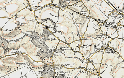 Old map of White Pit in 1902-1903