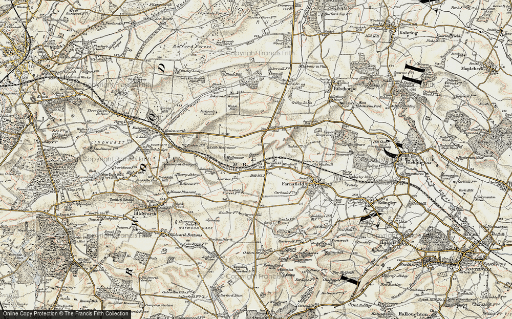 Old Map of White Post, 1902-1903 in 1902-1903