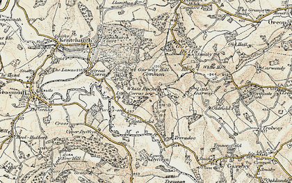 Old map of White Rocks in 1899-1900