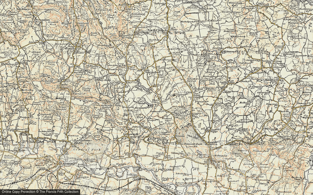 Old Map of White's Green, 1897-1900 in 1897-1900