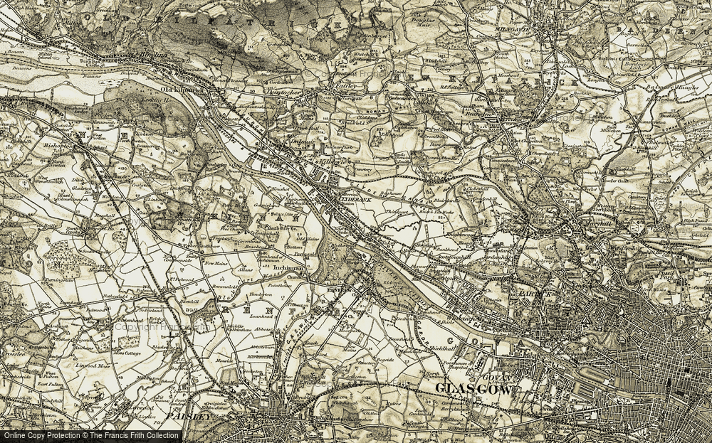 Old Map of Whitecrook, 1905 in 1905