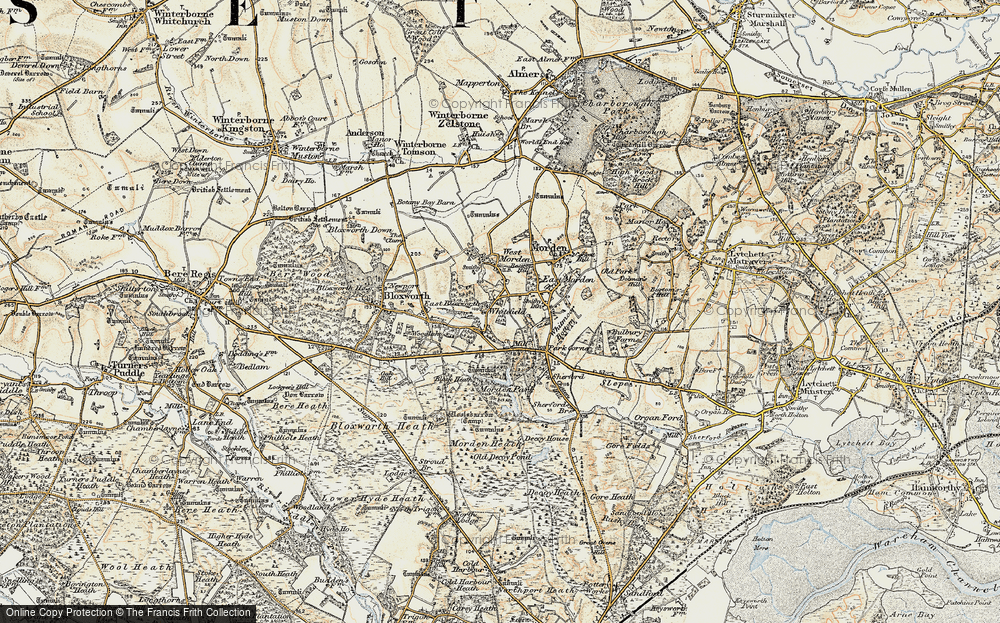 Old Map of Whitefield, 1897-1909 in 1897-1909
