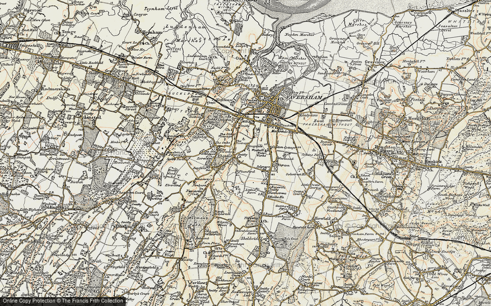 Old Map of Whitehill, 1897-1898 in 1897-1898
