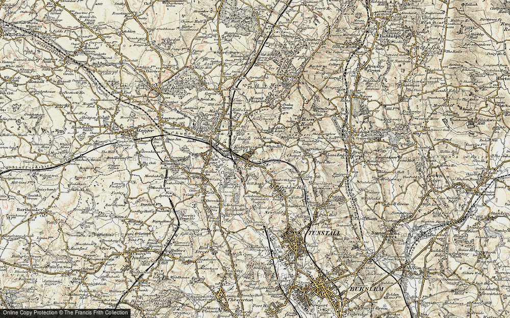 Old Map of Whitehill, 1902-1903 in 1902-1903