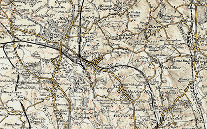 Old map of Whitehill in 1902-1903