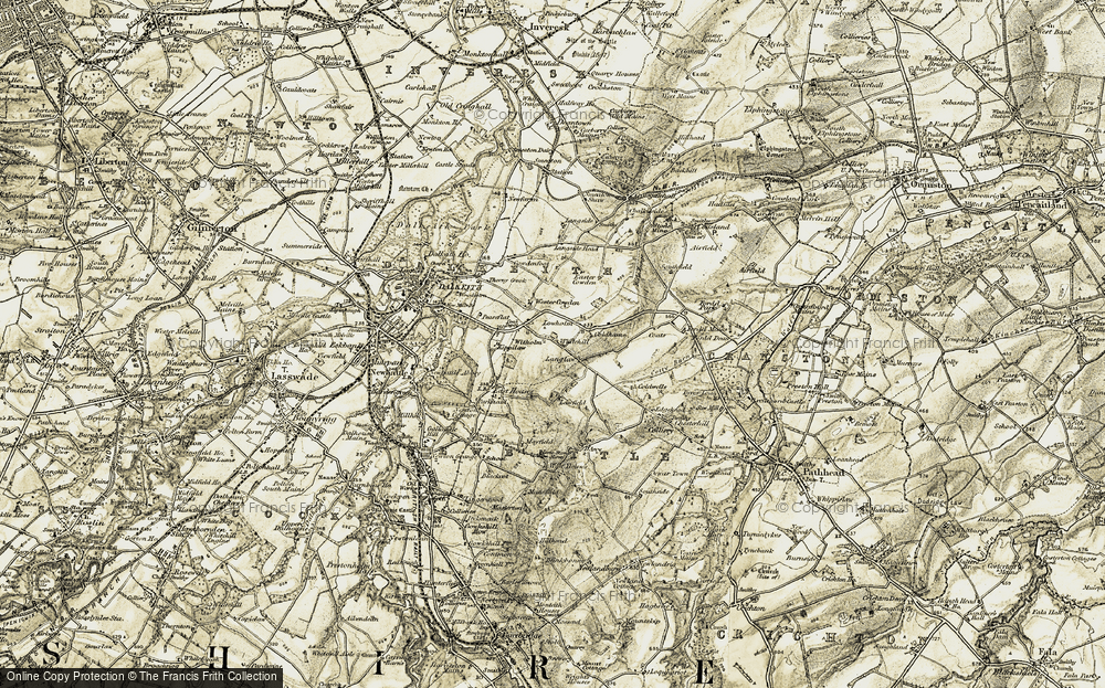 Old Map of Whitehill, 1903-1904 in 1903-1904