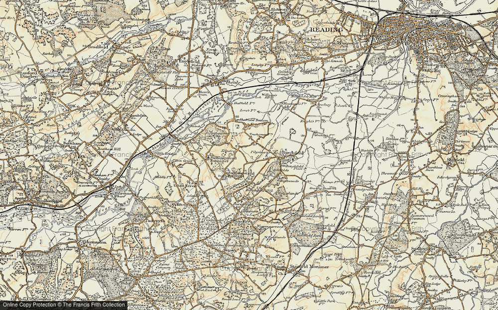 Old Map of Whitehouse Green, 1897-1900 in 1897-1900