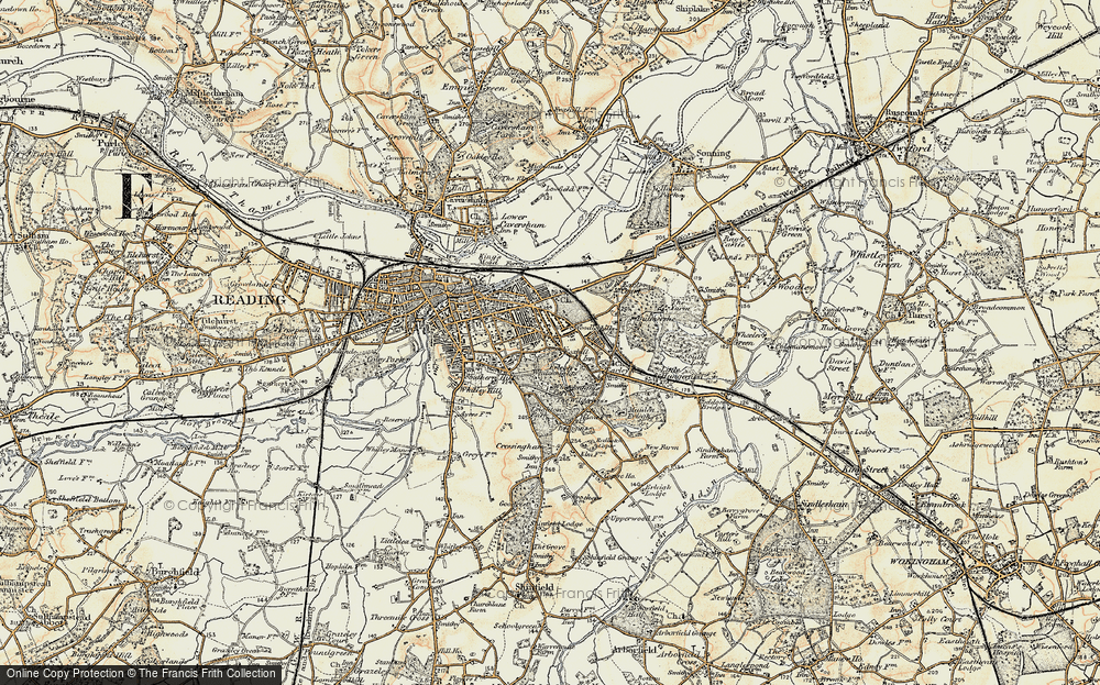Old Map of Whiteknights, 1897-1909 in 1897-1909