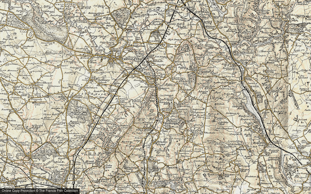 Old Map of Whitemoor, 1902-1903 in 1902-1903