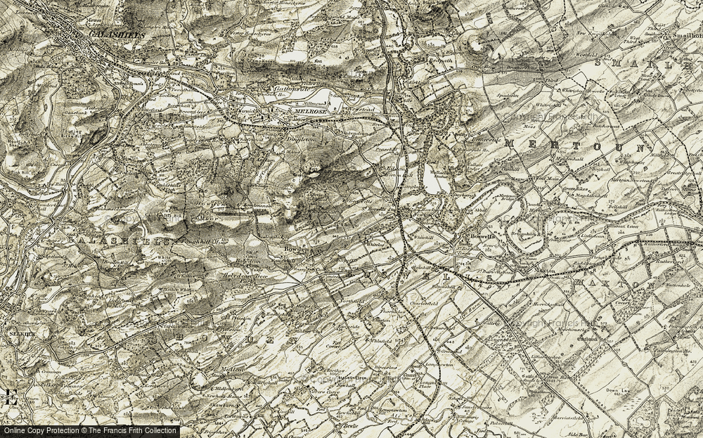 Old Map of Whiterigg, 1901-1904 in 1901-1904
