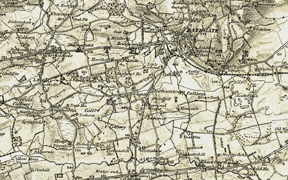 Old map of Whiteside in 1904