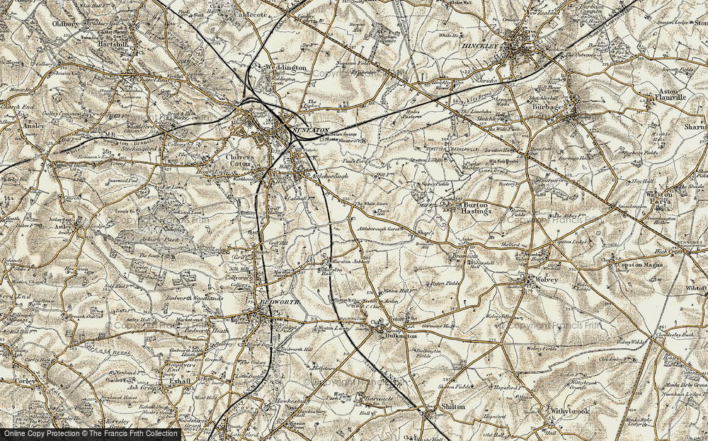 Old Map of Whitestone, 1901-1902 in 1901-1902