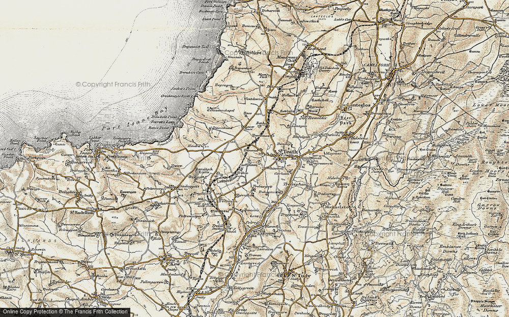 Old Map of Whitewell, 1900 in 1900
