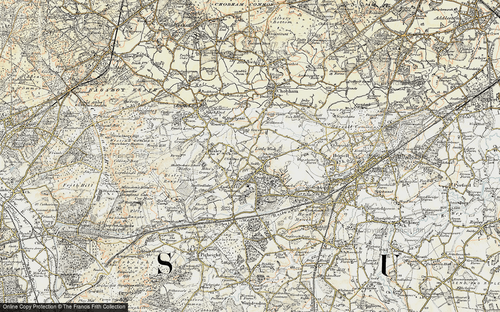 Old Map of Whitfield Court, 1897-1909 in 1897-1909