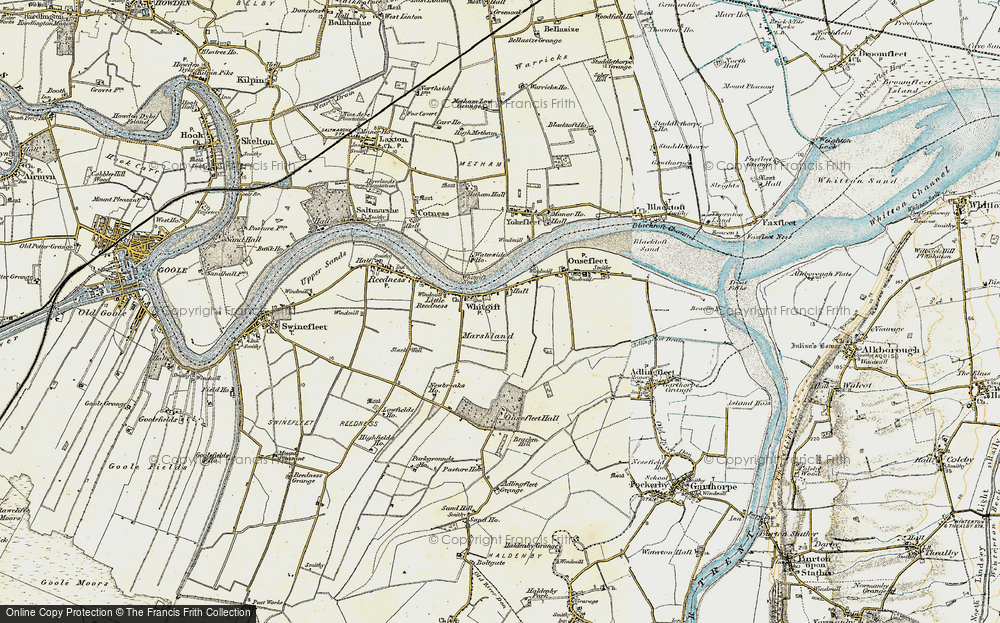 Old Map of Historic Map covering Adlingfleet Grange in 1903