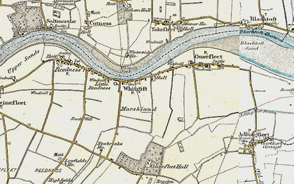 Old map of Adlingfleet Grange in 1903