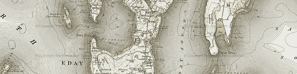 Old map of Bay of Doomy in 1912