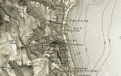 Old map of Whiting Bay in 1905-1906