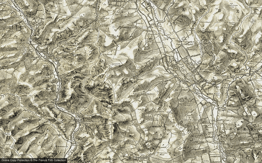 Old Map of Whitlaw, 1903-1904 in 1903-1904