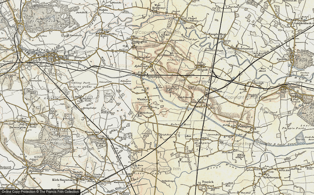 Old Map of Whitley, 1903 in 1903