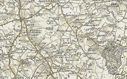 Old map of Antrobus Ho in 1902-1903