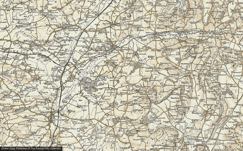 Old Map of Whitmoor, 1898-1900 in 1898-1900