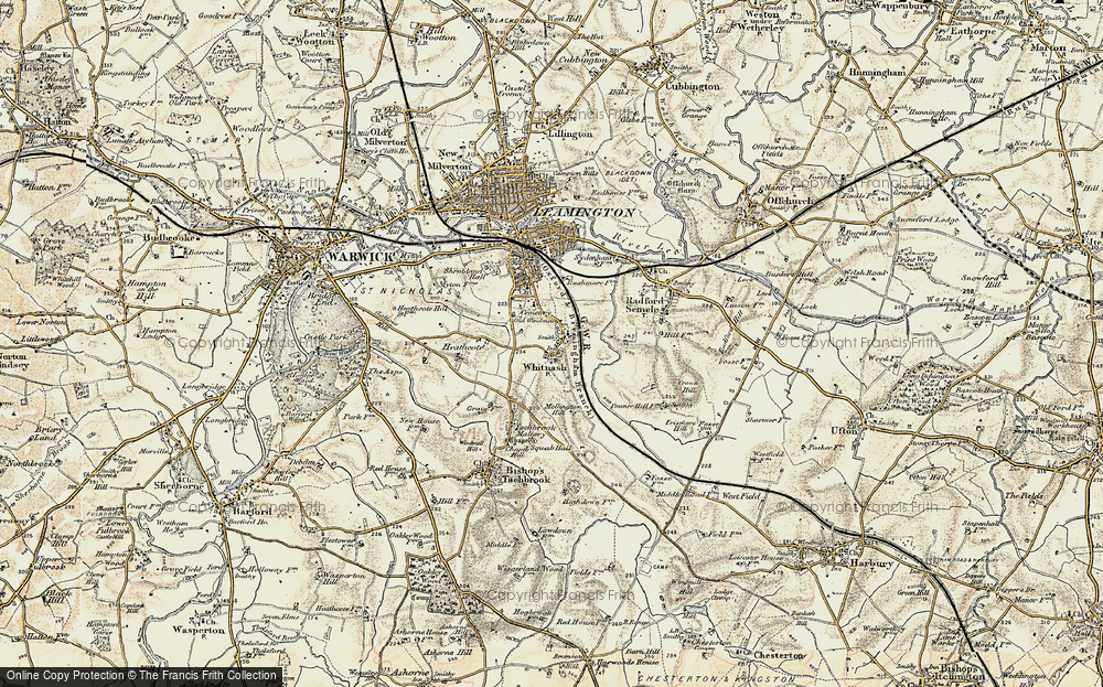 Old Map of Whitnash, 1898-1902 in 1898-1902
