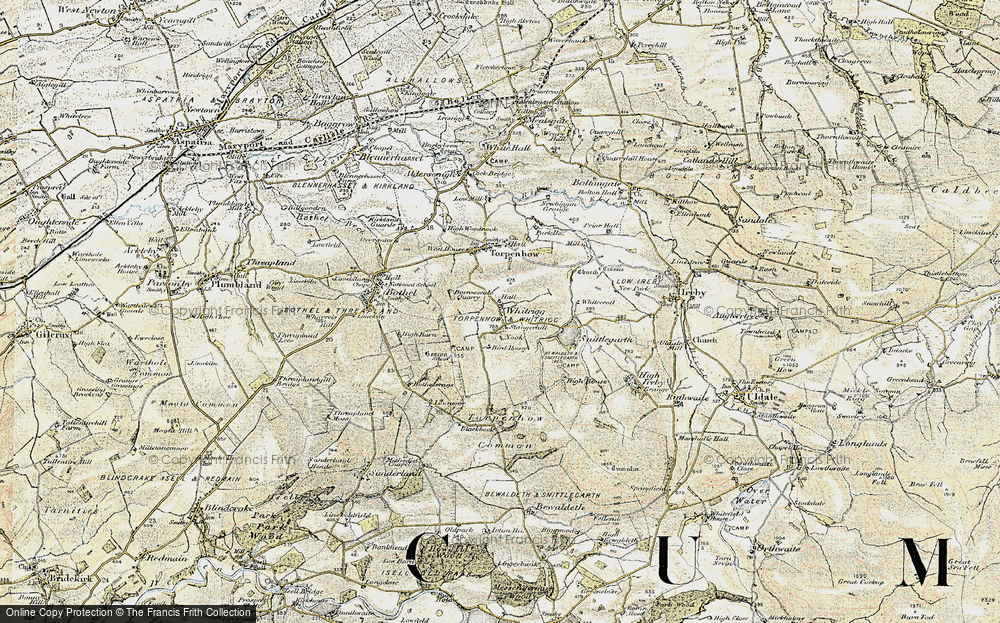 Old Map of Whitrigg, 1901-1904 in 1901-1904