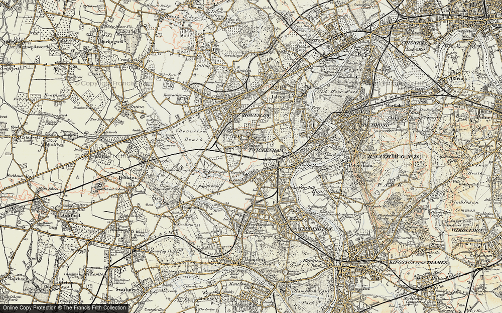 Old Map of Whitton, 1897-1909 in 1897-1909