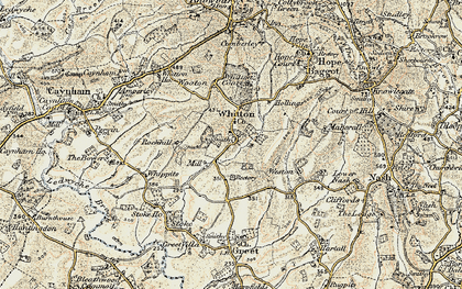 Old map of Whitton Chase in 1901-1902