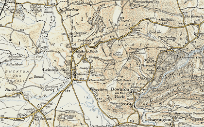 Old map of Cophall Fm in 1901-1903