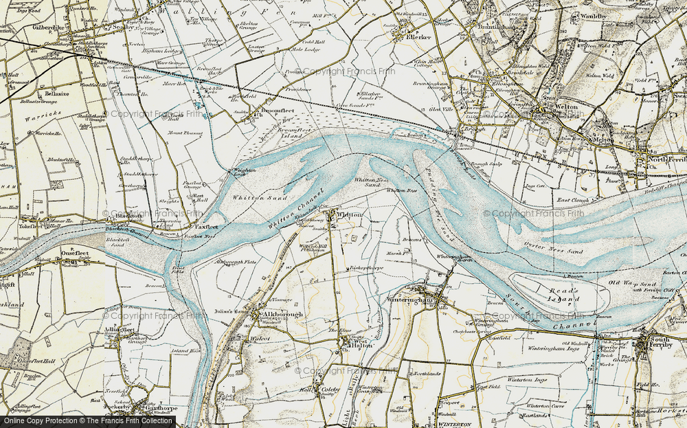 Old Map of Historic Map covering Bishopthorpe in 1903