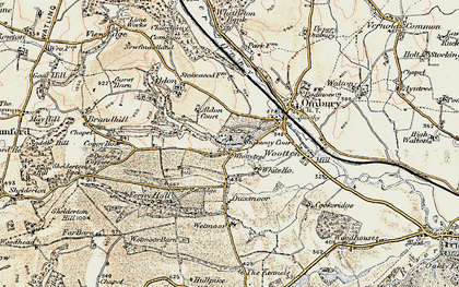 Old map of Whittytree in 1901-1903