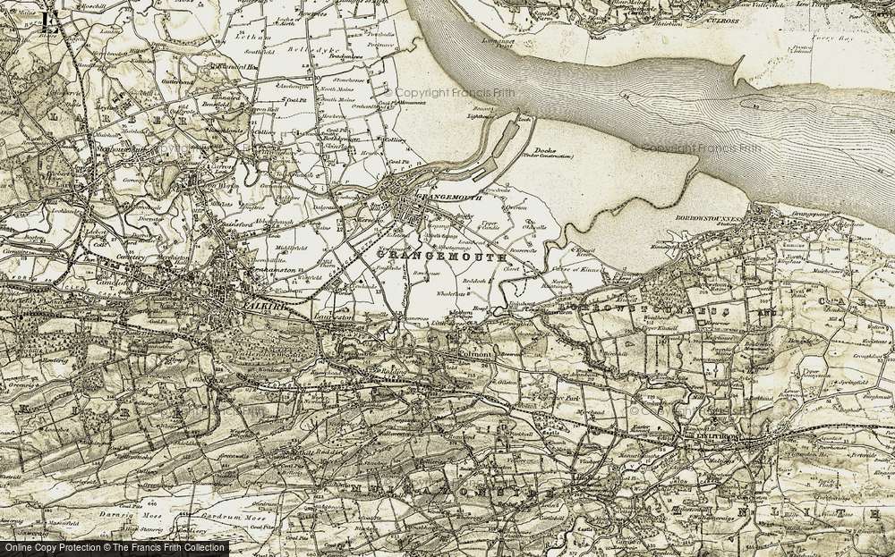 Old Map of Wholeflats, 1904-1906 in 1904-1906