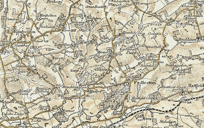 Old map of Whyle in 1899-1902