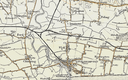 Old map of Wick in 1897-1899