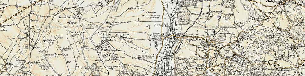 Old map of Wick in 1897-1909