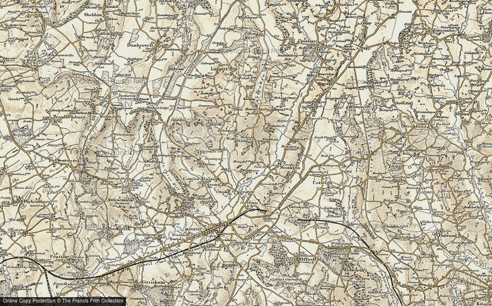 Old Map of Wick, 1898-1900 in 1898-1900