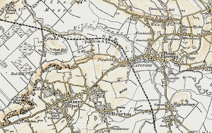 Old map of Wick in 1898-1900